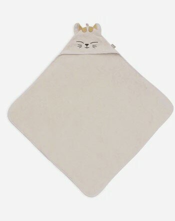 Badcape Badstof 75x75cm - Charlie met naam geborduurd