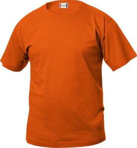 Oranje t 'shirt  met bedrukking naar keuze