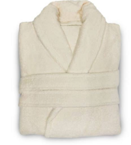 badjas L/XL warm wit 