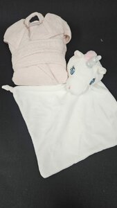 Kraampakket Badjas  &amp; Eenhoorn &ndash; Geborduurd met naam