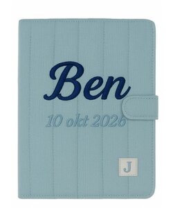 Groeiboekje hoes Hydrofiel - Sea Green