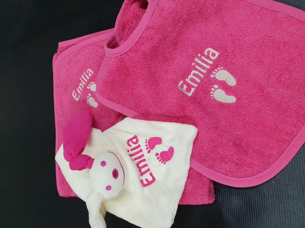 Baby cadeaupakket 3 delig met badcape