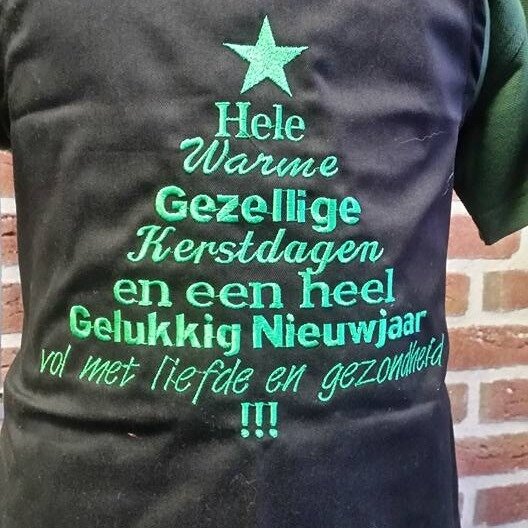 keukenschort voor kerst