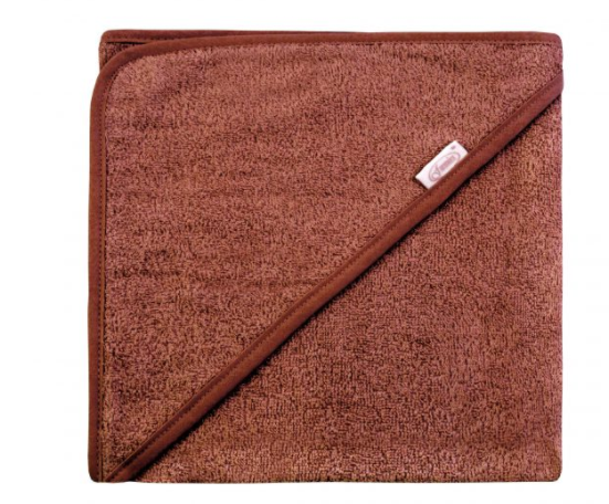 Badcape Copper met naam geborduurd