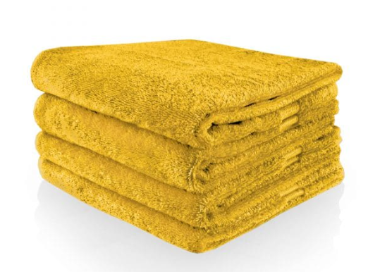 Douchelaken ochre 70x140 cm