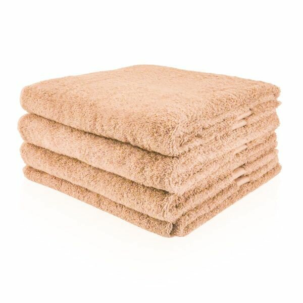 HandDoek Taupe licht   50x100 cm met naam