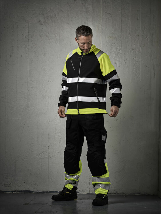 Hi-Vis Softshell Jacket geel