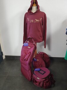 Laarzen tas met naam geborduurd 