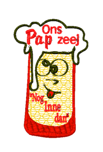 ons pap zeej nog inne dan embleem 