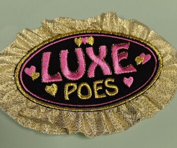 Luxe poes  goud  zwart