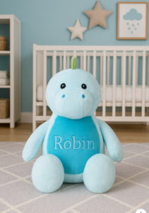 Knuffel Dino  met naam 