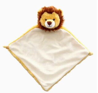 Leeuw knuffeldoek UITVERKOCHT NIET MEER LEVERBAAR 