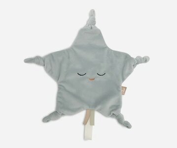 Speendoekje Star - Sea Green met naam geborduurd 