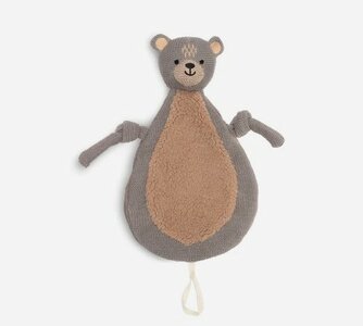 Speendoekje Bear met naam geborduurd 