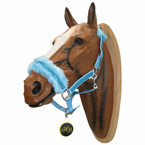 Nylon Halster met teddy gevoerd