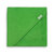badcape   groen kleur  met naam 