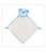 beer blauw  knuffeldoek