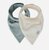 Slab Bandana Velvet Rib - Sea Green/Ivory - 2 Stuks