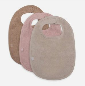 Slab Badstof - Pale Pink/Nougat/Caramel - 3 Stuks