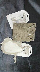 Babypakket fox 3 delig met badjas en naam geborduurd 