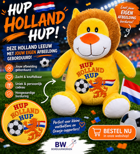 Simba de leeuw met naam geborduurd 