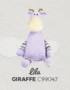 UITVERKOCHT Lila Giraffe 