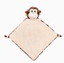 Aapje groot knuffeldoekje met naam geborduurd 