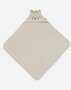 Badcape Badstof 75x75cm - Charlie met naam geborduurd
