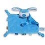 Hond knuffeldoekje blauw turquoise