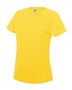 Sportshirt zonnig geel Optie met bedrukken 
