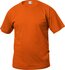 Oranje t 'shirt  met bedrukking naar keuze_12
