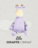 UITVERKOCHT Lila Giraffe _12