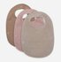 Slab Badstof - Pale Pink/Nougat/Caramel - 3 Stuks_