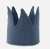 Verjaardagskroon 12x35cm - Jeans Blue met naam geborduurd _